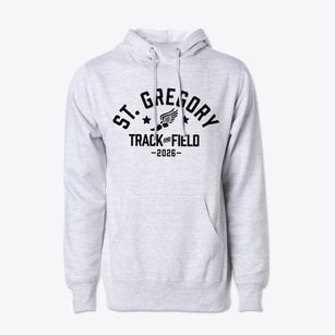 St. Gregory The Great Track and Field Cotton Hoodie Sweatshirt