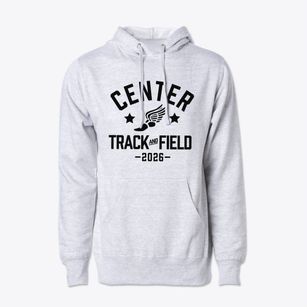 Center Elementary School Track and Field Cotton Hoodie Sweatshirt