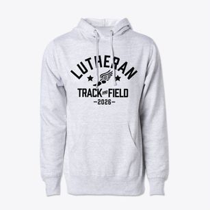 Dallas Lutheran School Track and Field Cotton Hoodie Sweatshirt