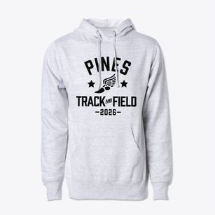 Pines Montessori School Track and Field Cotton Hoodie Sweatshirt