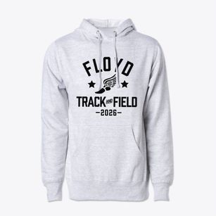 Floyd Elementary School Track and Field Cotton Hoodie Sweatshirt