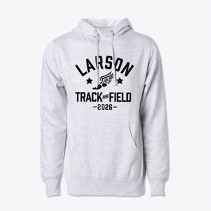 Larson Elementary School Track and Field Cotton Hoodie Sweatshirt