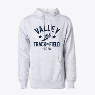 Valley Christian School Track and Field Cotton Hoodie Sweatshirt