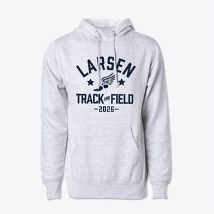 Lillian Larsen Elementary School Track and Field Cotton Hoodie Sweatshirt