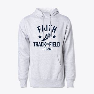 Faith Elementary School Track and Field Cotton Hoodie Sweatshirt