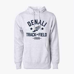 Denali Elementary School Track and Field Cotton Hoodie Sweatshirt