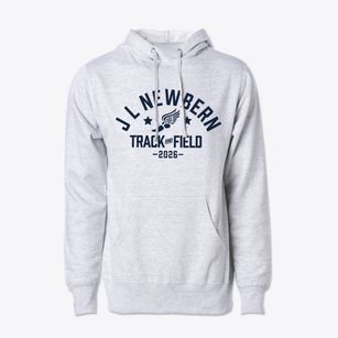 J L Newbern Middle School Track and Field Cotton Hoodie Sweatshirt