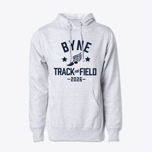 Byne Memorial Baptist School Track and Field Cotton Hoodie Sweatshirt