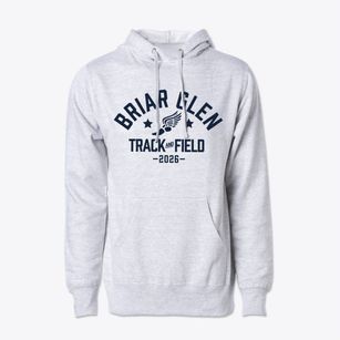 Briar Glen Elementary School Track and Field Cotton Hoodie Sweatshirt
