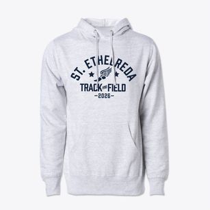 Saint Ethelreda School Track and Field Cotton Hoodie Sweatshirt