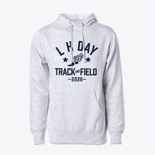 L H Day School Track and Field Cotton Hoodie Sweatshirt