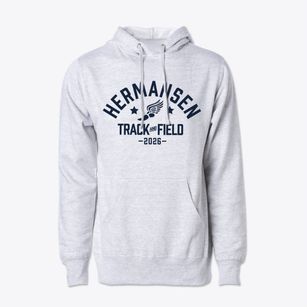 Hermansen Elementary School Track and Field Cotton Hoodie Sweatshirt