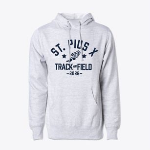 St. Pius X Regional School Track and Field Cotton Hoodie Sweatshirt