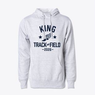Dr Martin Luther King Junior Elementary Track and Field Cotton Hoodie Sweatshirt