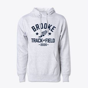 Brooke High School Track and Field Cotton Hoodie Sweatshirt