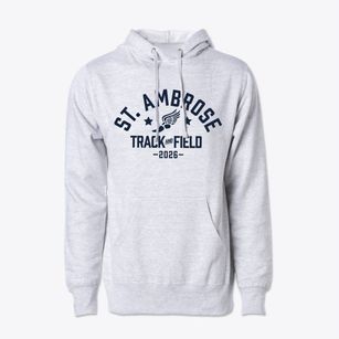Saint Ambrose School Track and Field Cotton Hoodie Sweatshirt