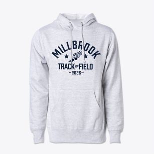 Millbrook Christian School Track and Field Cotton Hoodie Sweatshirt