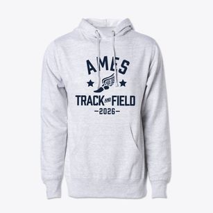 Ames Elementary School Track and Field Cotton Hoodie Sweatshirt