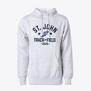 Saint John Lutheran School Track and Field Cotton Hoodie Sweatshirt