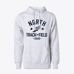 North Junior High School Track and Field Cotton Hoodie Sweatshirt