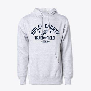 Ripley County R3 Elementary School Track and Field Cotton Hoodie Sweatshirt
