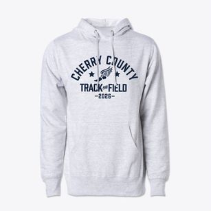 Cherry County District 100 School Track and Field Cotton Hoodie Sweatshirt