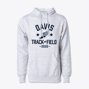 Davis Elementary School Track and Field Cotton Hoodie Sweatshirt