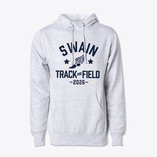Swain County East Elementary School Track and Field Cotton Hoodie Sweatshirt