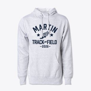 Martin Middle School Track and Field Cotton Hoodie Sweatshirt