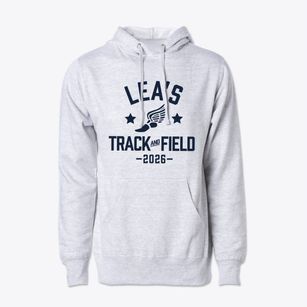 Lea's Christian School Track and Field Cotton Hoodie Sweatshirt