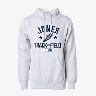 Jones Middle School Track and Field Cotton Hoodie Sweatshirt