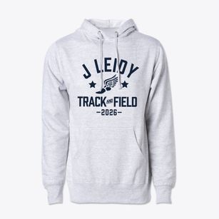 J Leidy Elementary School Track and Field Cotton Hoodie Sweatshirt