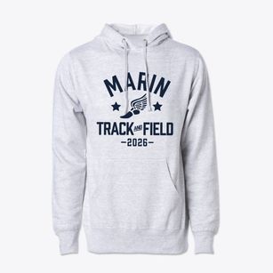 Marin Christian Academy Track and Field Cotton Hoodie Sweatshirt