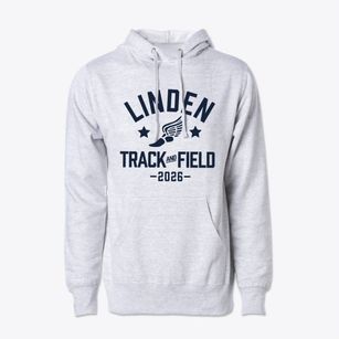 Linden Elementary School Track and Field Cotton Hoodie Sweatshirt