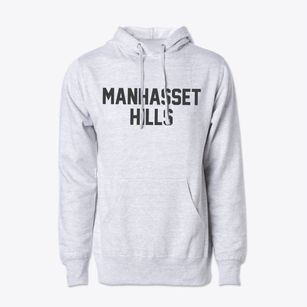 Manhasset Hills New York Classic Block Cotton Hoodie Sweatshirt