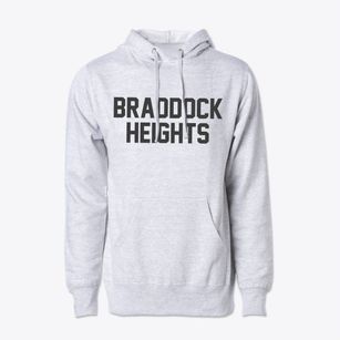 Braddock Heights Maryland Classic Block Cotton Hoodie Sweatshirt