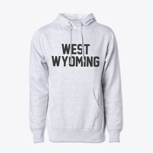 West Wyoming Pennsylvania Classic Block Cotton Hoodie Sweatshirt