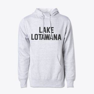 Lake Lotawana Missouri Classic Block Cotton Hoodie Sweatshirt