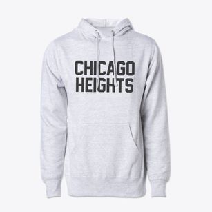 Chicago Heights Illinois Classic Block Cotton Hoodie Sweatshirt