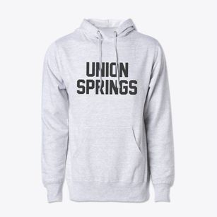 Union Springs New York Classic Block Cotton Hoodie Sweatshirt