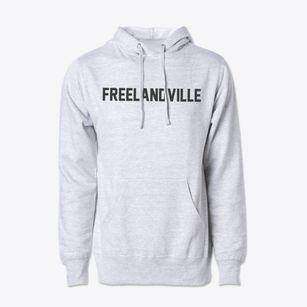 Freelandville Indiana Classic Block Cotton Hoodie Sweatshirt