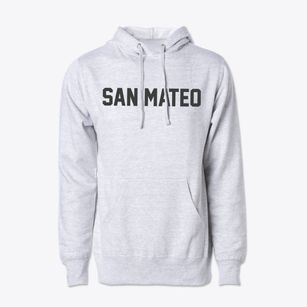 San Mateo California Classic Block Cotton Hoodie Sweatshirt