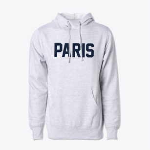 Paris New York Classic Block Cotton Hoodie Sweatshirt