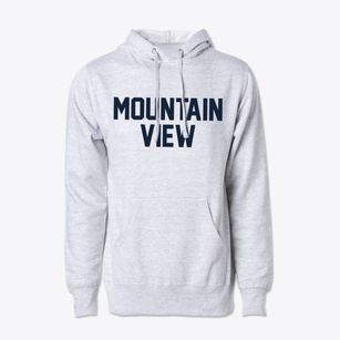 Mountain View Hawaii Classic Block Cotton Hoodie Sweatshirt