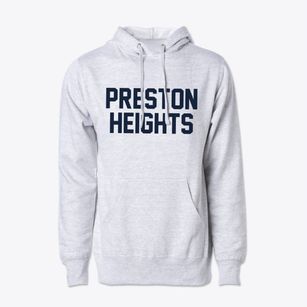 Preston Heights Illinois Classic Block Cotton Hoodie Sweatshirt