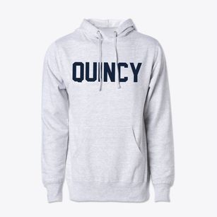 Quincy Wisconsin Classic Block Cotton Hoodie Sweatshirt