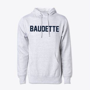 Baudette Minnesota Classic Block Cotton Hoodie Sweatshirt