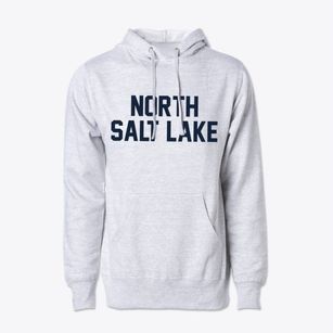 North Salt Lake Utah Classic Block Cotton Hoodie Sweatshirt
