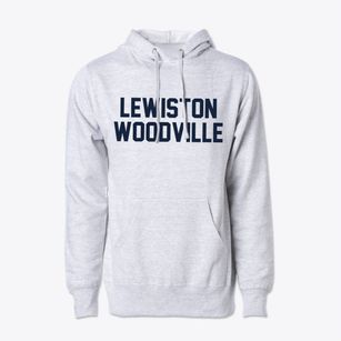 Lewiston Woodville North Carolina Classic Block Cotton Hoodie Sweatshirt