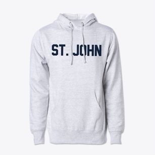 St. John North Dakota Classic Block Cotton Hoodie Sweatshirt
